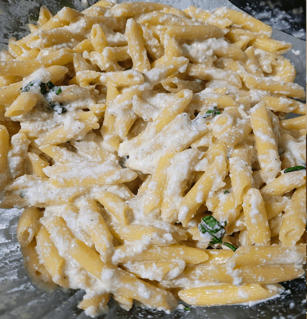 Lemon-Basil Ricotta Pasta