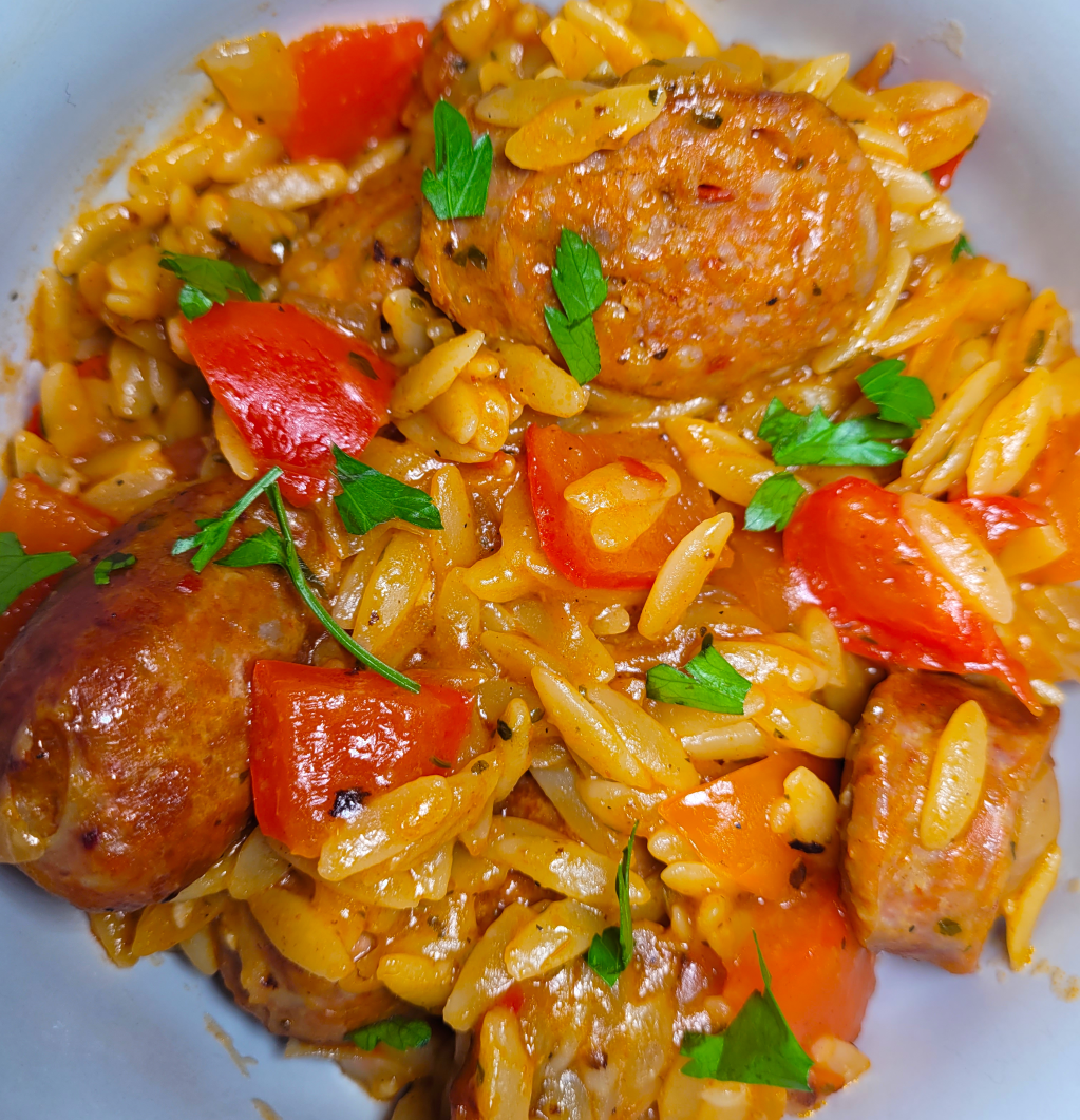 One-Pot Italian Sausage, Peppers, and&nbsp;Orzo