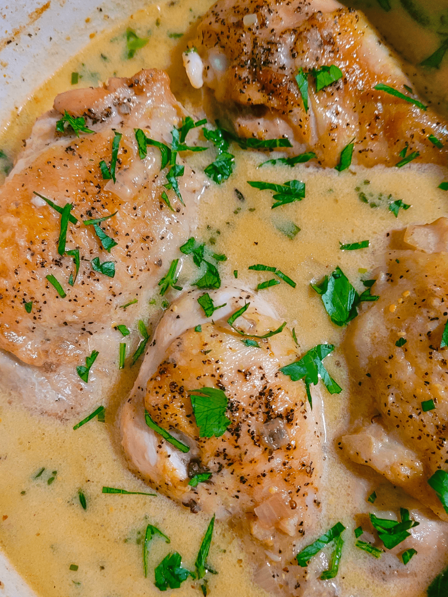 Braised Mustard Chicken