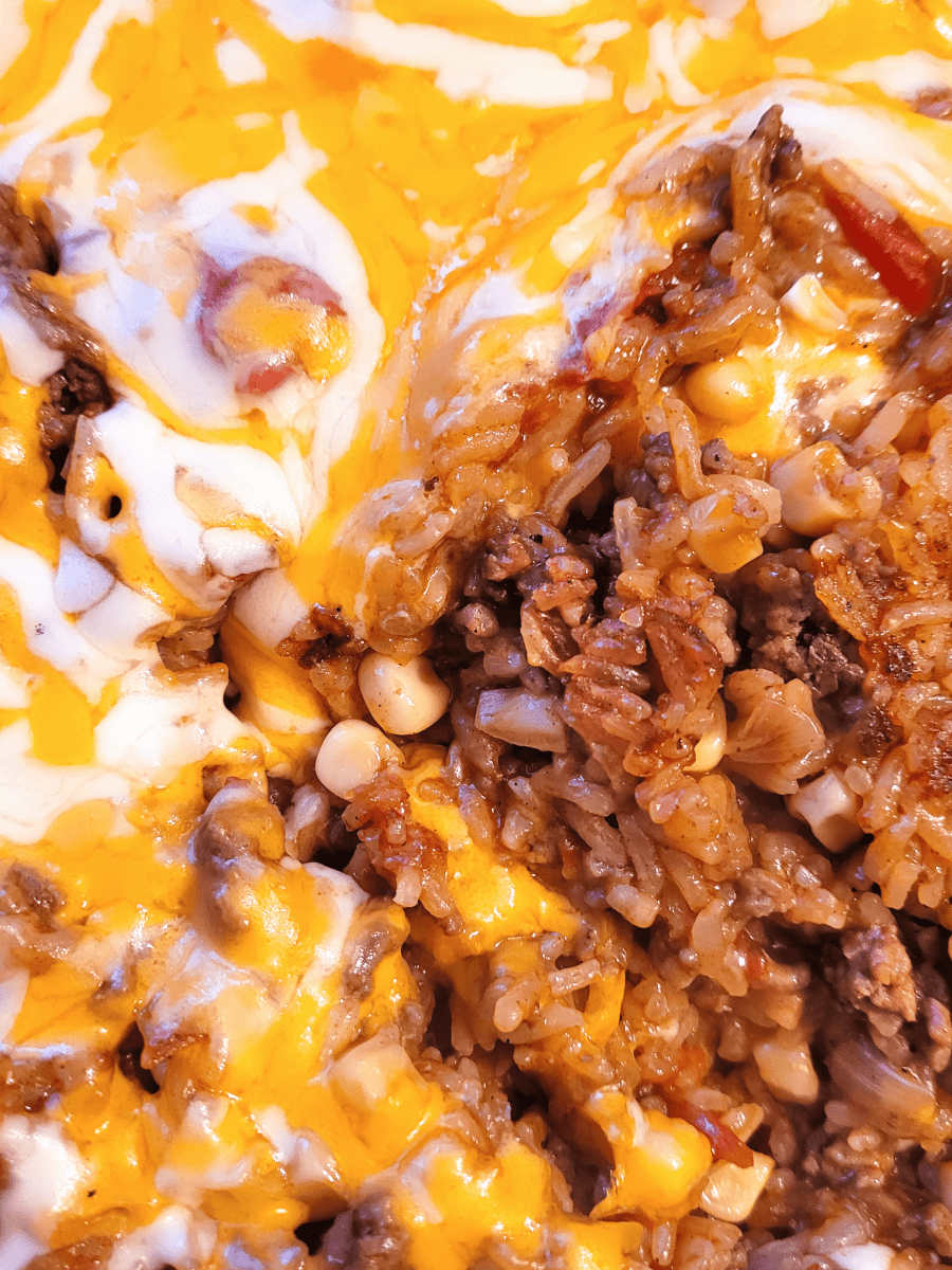 Mexican Beef & Rice&nbsp;Skillet