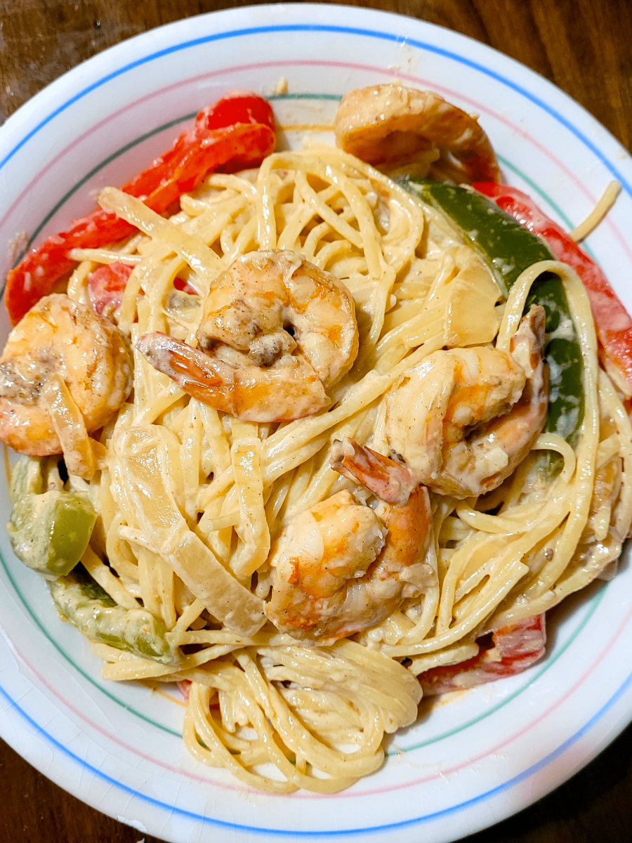 Shrimp Fajita Alfredo&nbsp;Pasta