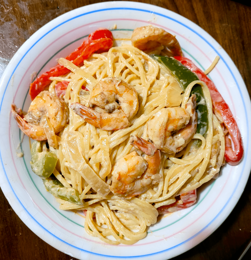Shrimp Fajita Alfredo&nbsp;Pasta
