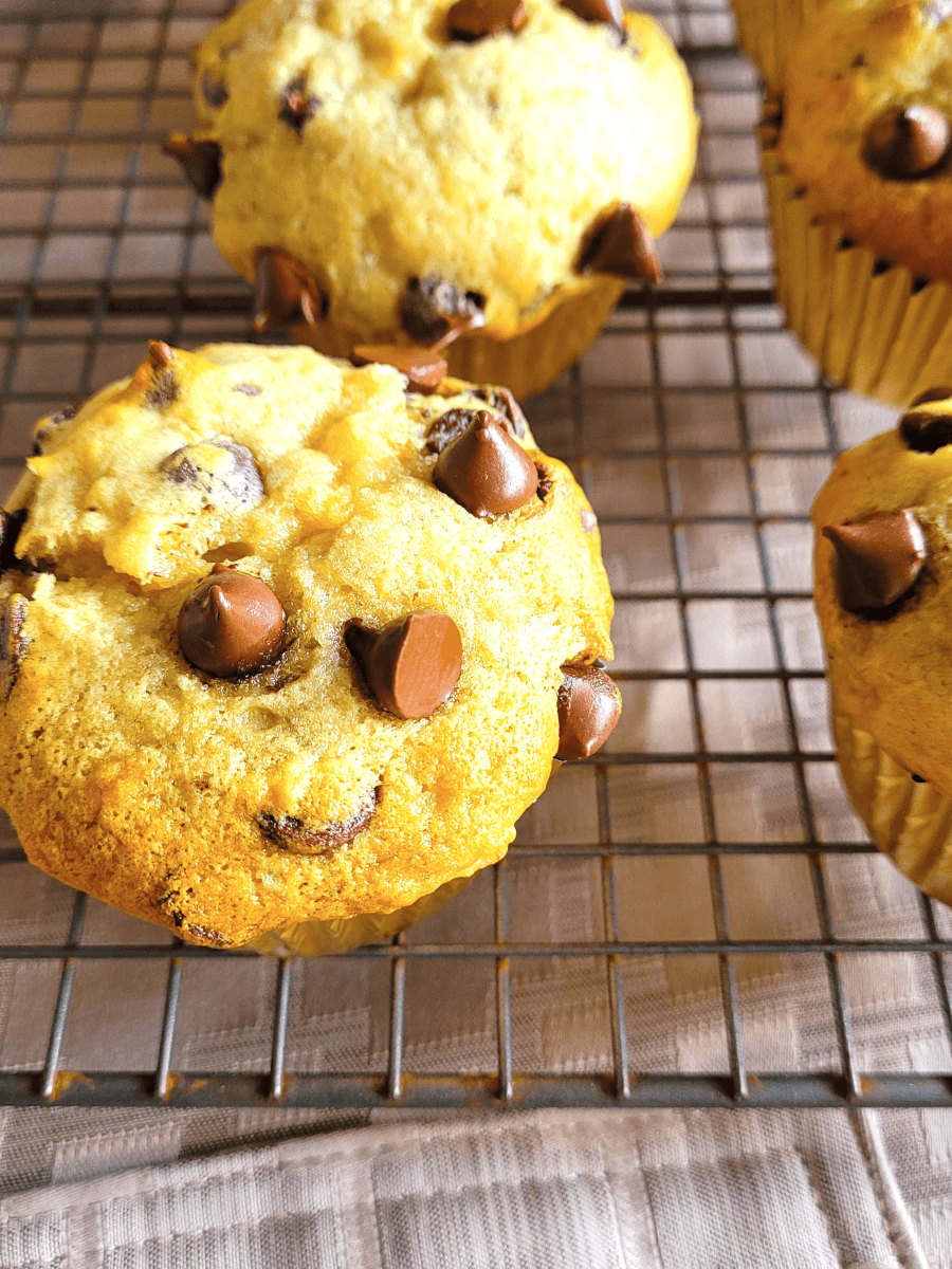 Banana Chocolate Chip&nbsp;Muffins