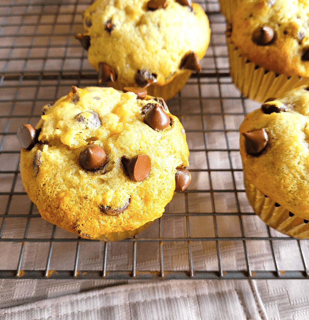 Banana Chocolate Chip&nbsp;Muffins