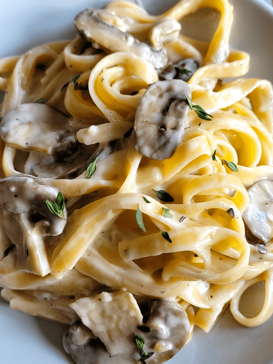 Mushroom Mascarpone Pasta