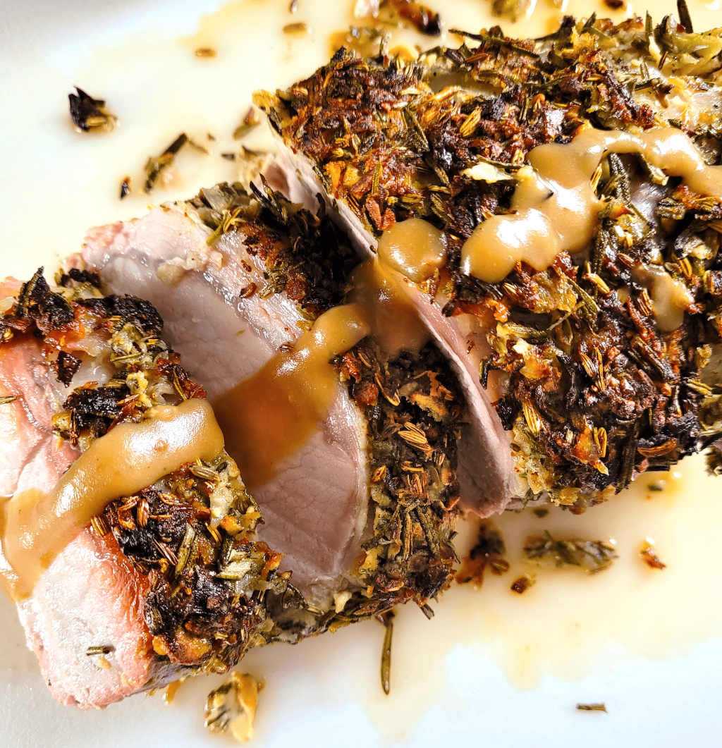 Roasted Rosemary Pork Loin &&nbsp;Gravy