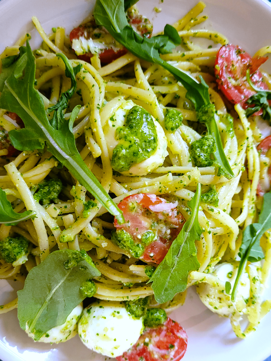 Arugula Pesto Pasta