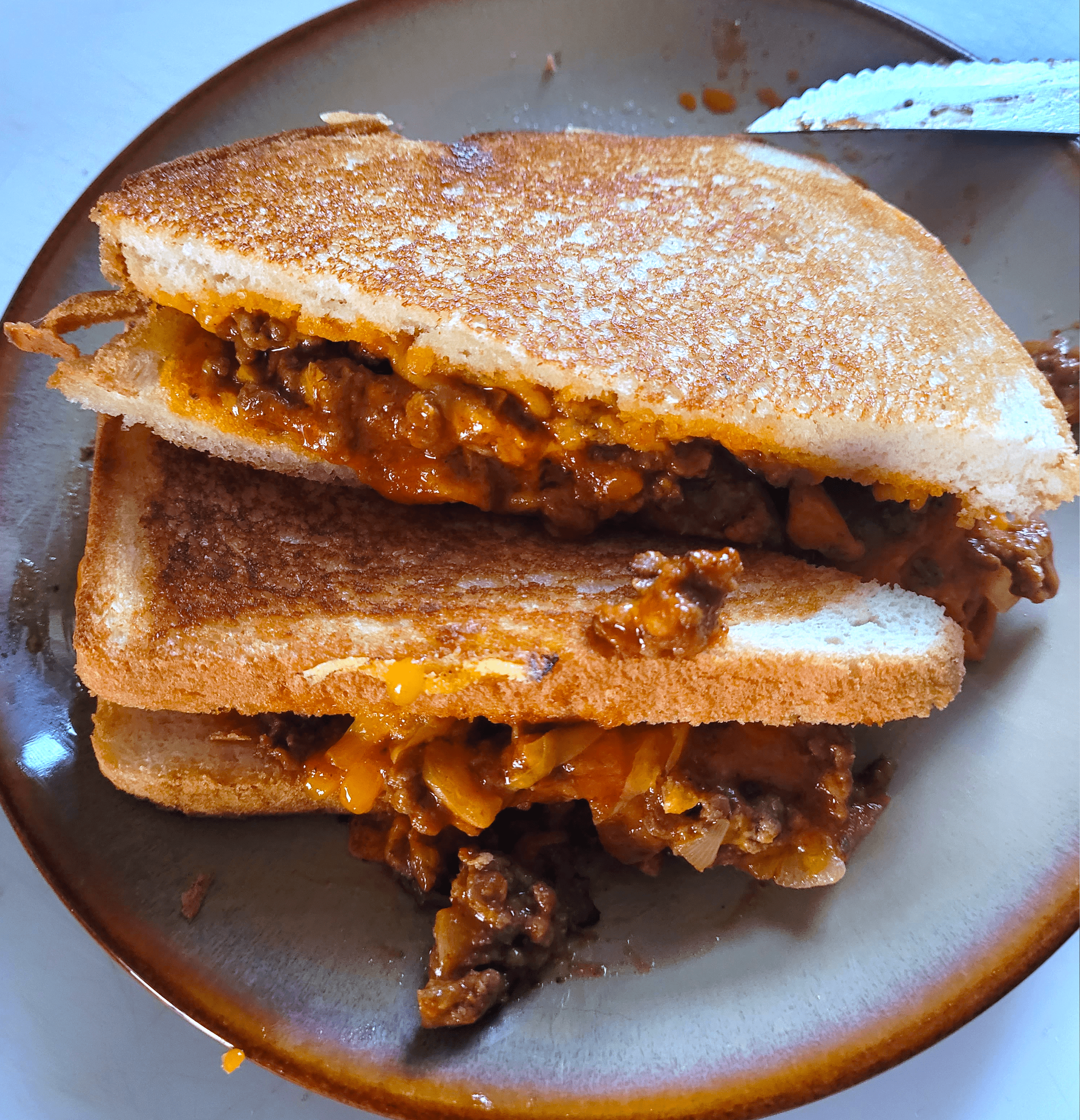 Sloppy Joe Grilled Cheese