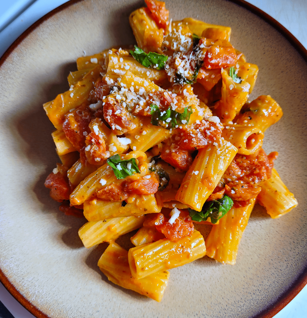 Creamy Tomato-Basil Pasta