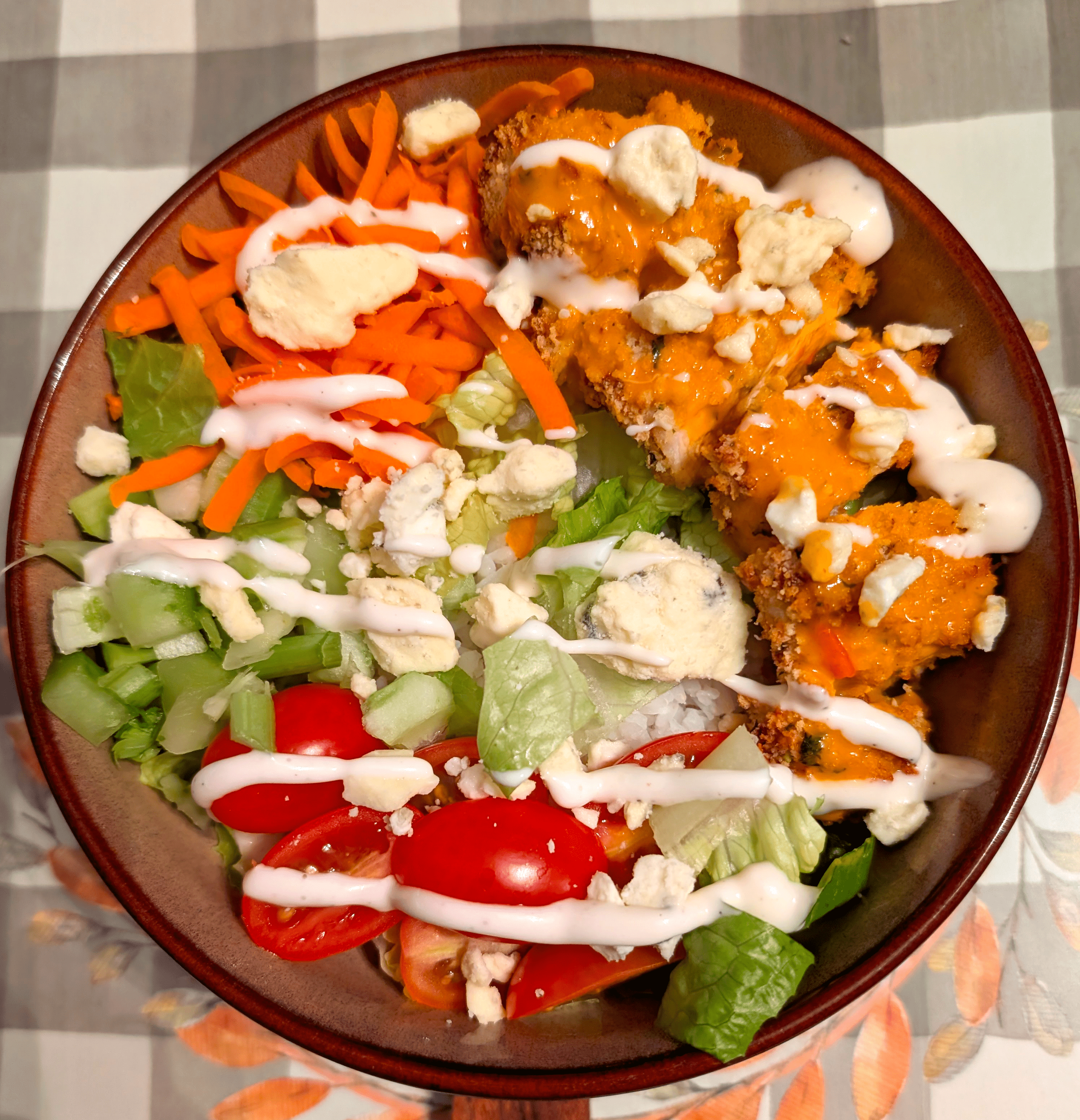 Buffalo Chicken Rice Bowls