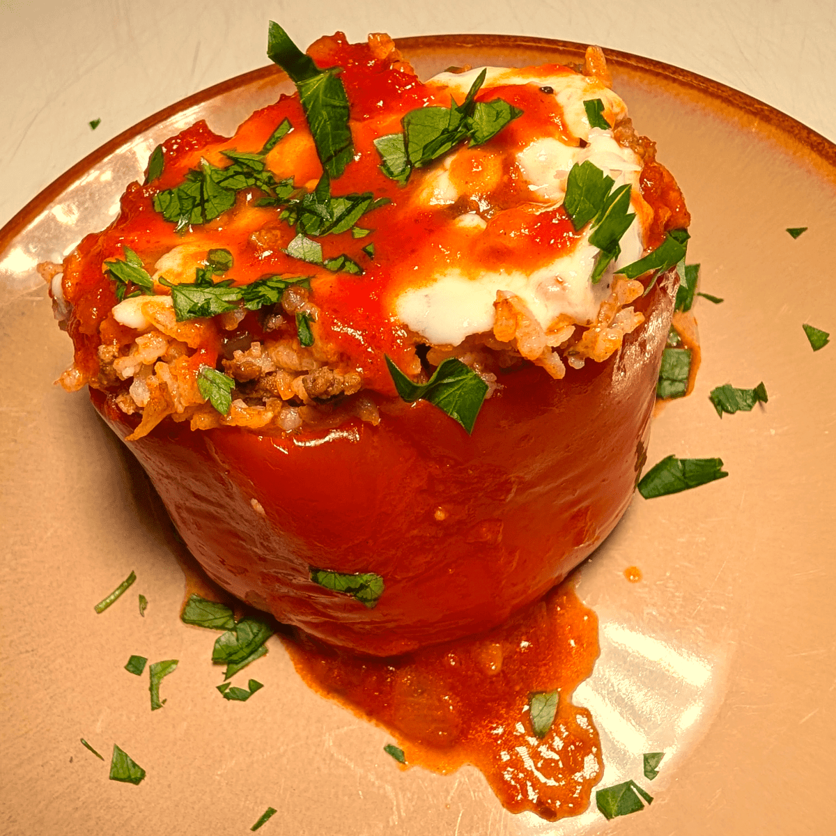 Slow Cooker Stuffed&nbsp;Peppers