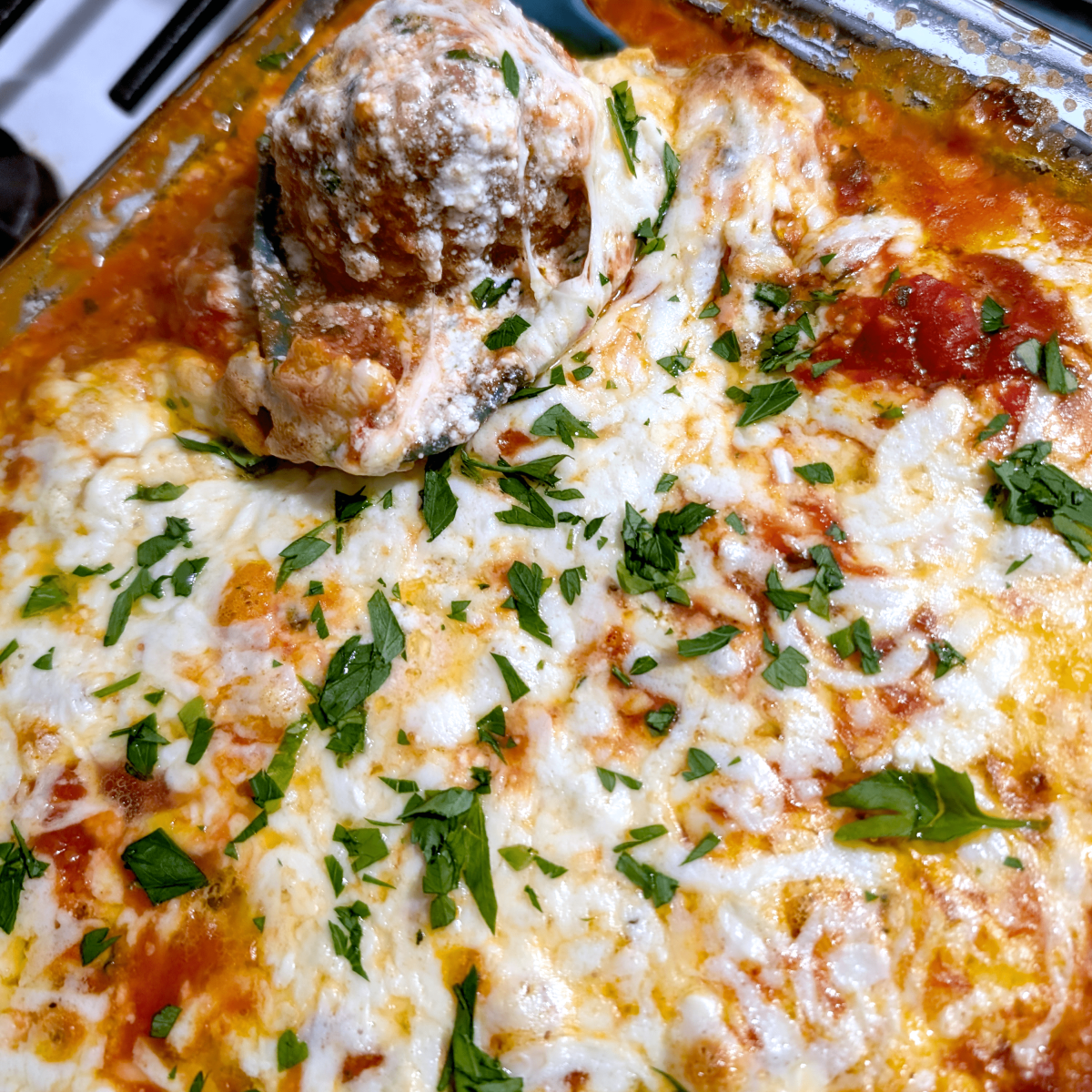 Baked Meatballs Parmesan