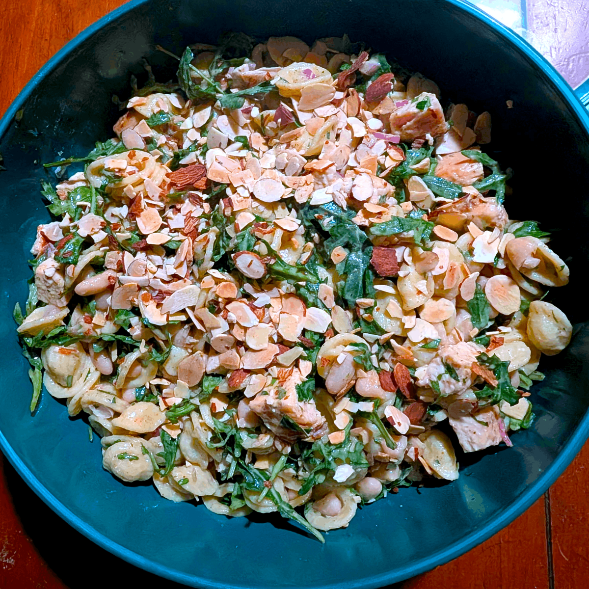 Arugula & Chicken Pasta Salad with Dijon&nbsp;Vinaigrette
