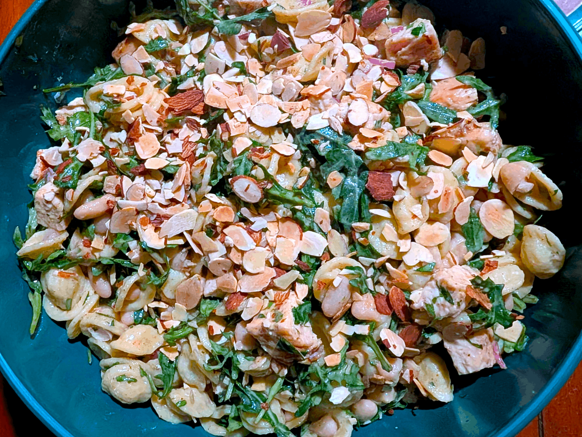 Arugula & Chicken Pasta Salad with Dijon&nbsp;Vinaigrette