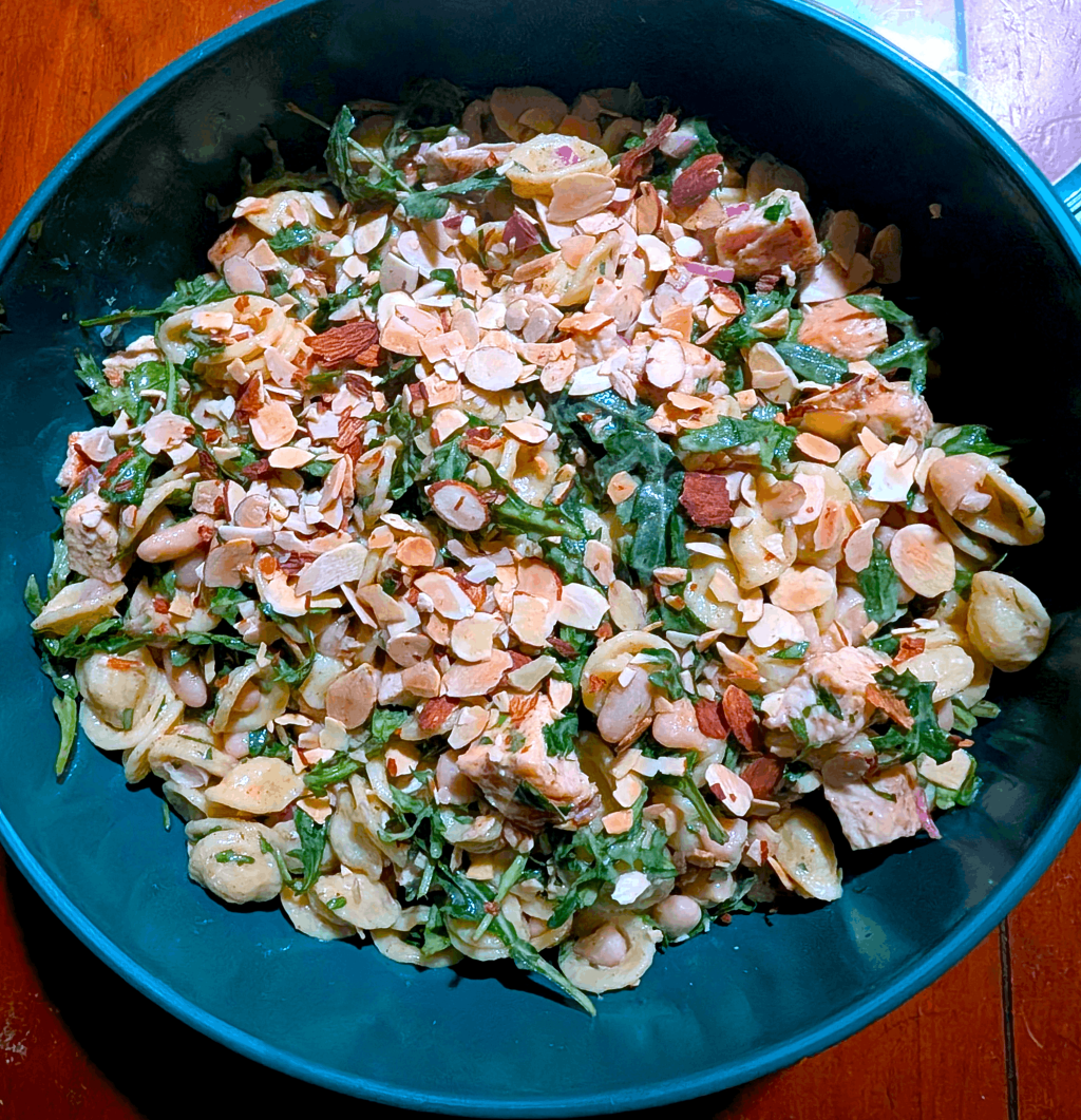 Arugula & Chicken Pasta Salad with Dijon&nbsp;Vinaigrette