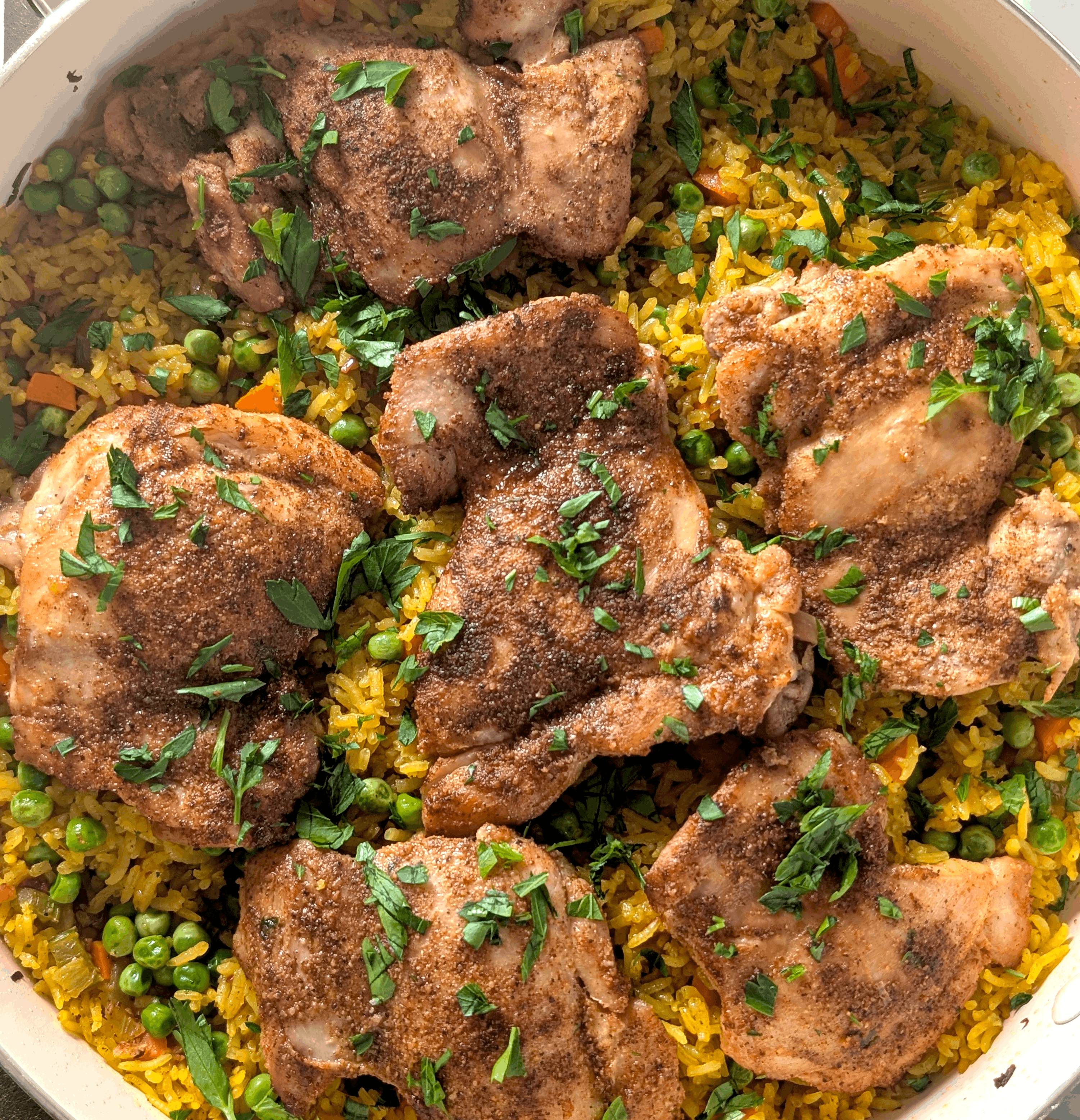 Chicken & Yellow Rice Skillet