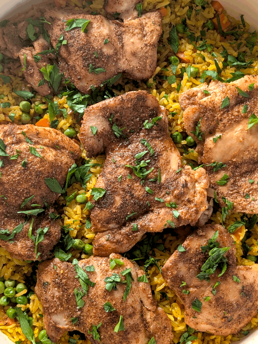 Chicken & Yellow Rice&nbsp;Skillet