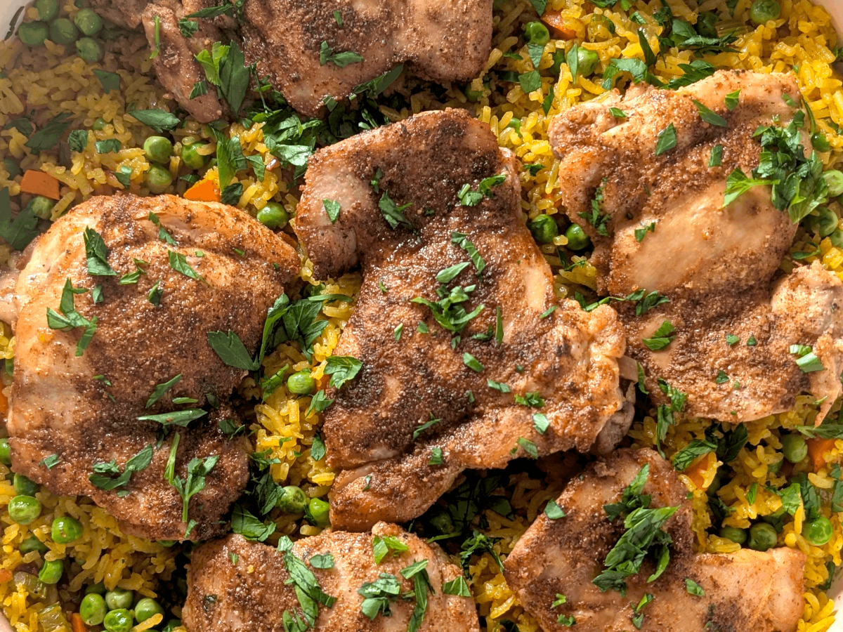 Chicken & Yellow Rice&nbsp;Skillet
